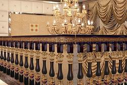 Латунные перила под золото в Санкт-Петербурге. Готовые проекты ПерилаГлавСнаб - фото 8