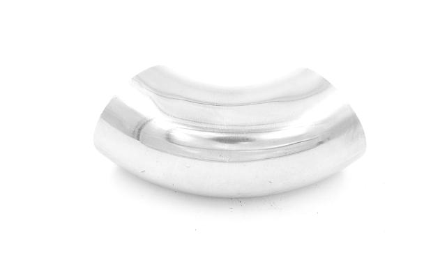 Отвод поручня под сварку Ø32.0х85х1.45мм, 90°, полированный 400 Grit, (AISI 304) k095-32 4