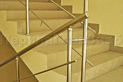 Перила и ограждения из нержавеющей стали с двумя ригелями в Санкт-Петербурге. Готовые проекты ПерилаГлавСнаб - фото 10