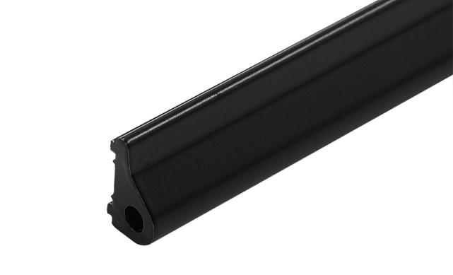 Порог для душевых перегородок 1000 мм, черный матовый Фt118 ALBL 3