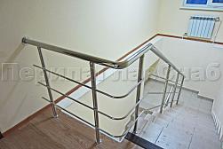 Ограждения из нержавеющей стали с тремя ригелями в Санкт-Петербурге. Готовые проекты ПерилаГлавСнаб - фото 14