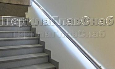 Пристенный поручень с LED подсветкой купить в Санкт-Петербурге