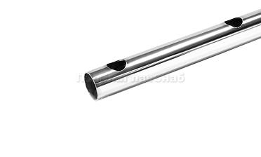 Труба AISI 201 25х1х6000, с перфорацией под  Ø12, 90°, GRIT 600 831-2 купить в Санкт-Петербурге