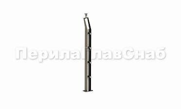 Стойка эксклюзивная с 4 ригеледержателями, крепление в пол, регулируемый ложемент (AISI 304) k787 купить в Санкт-Петербурге